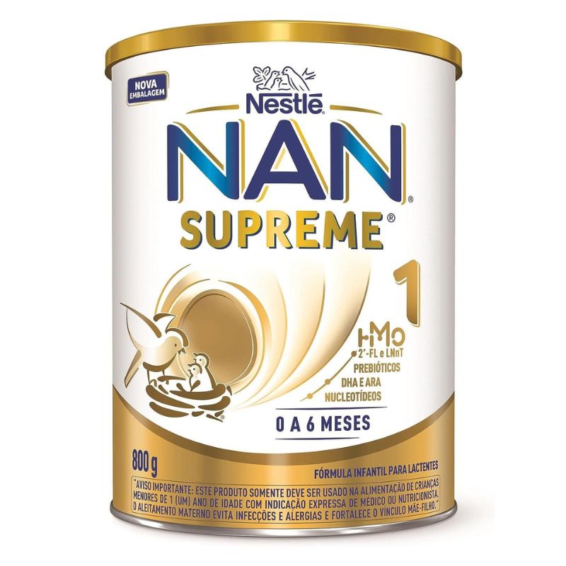 Fórmula infantil NAN Supreme 1  800g - Nestlé
