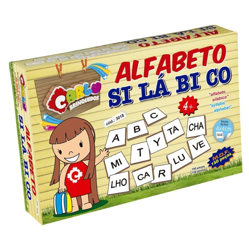 Alfabeto Silábico - Carlu Brinquedos 