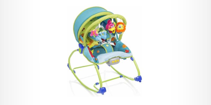 Cadeira de descanso para bebê, Bouncer Sunshine Baby - Safety