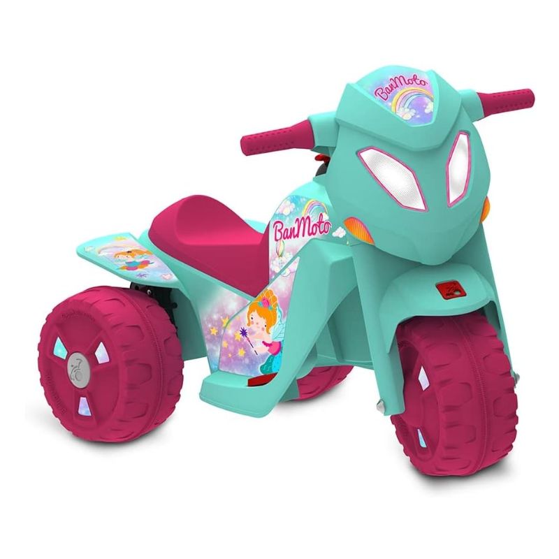 Moto elétrica infantil, Banmoto 6V - Bandeirante 