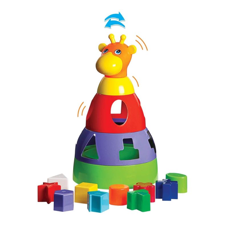 Girafa com blocos - Merco Toys 