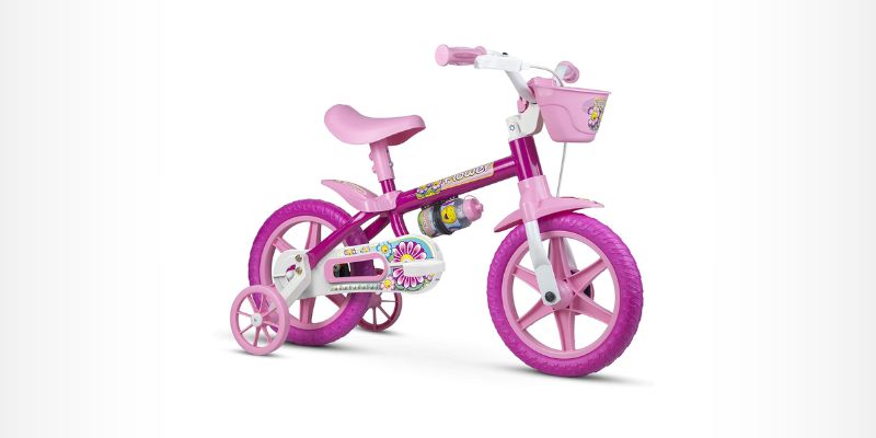 Bicicleta infantil aro 12,  Menina - Nathor