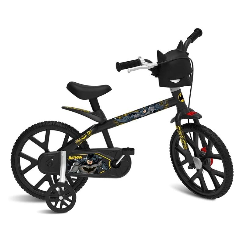 Bicicleta infantil aro 14, Batman - Bandeirante