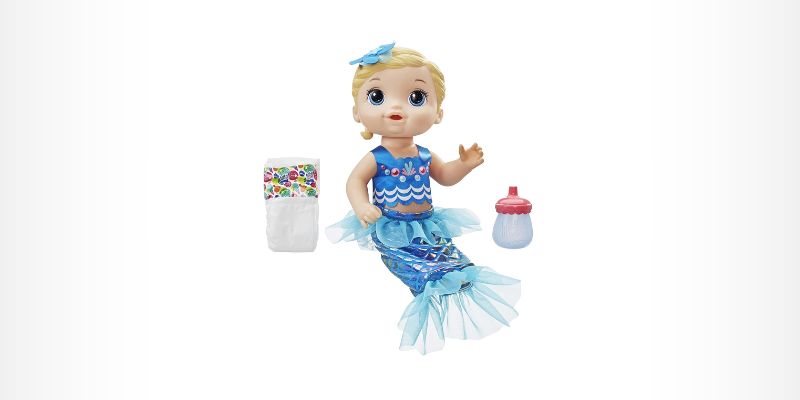 Boneca Baby Alive, Sereia loira - Hasbro