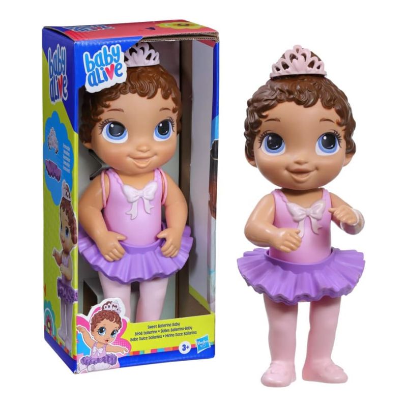 Boneca Baby Alive, Doce bailarina morena - Hasbro