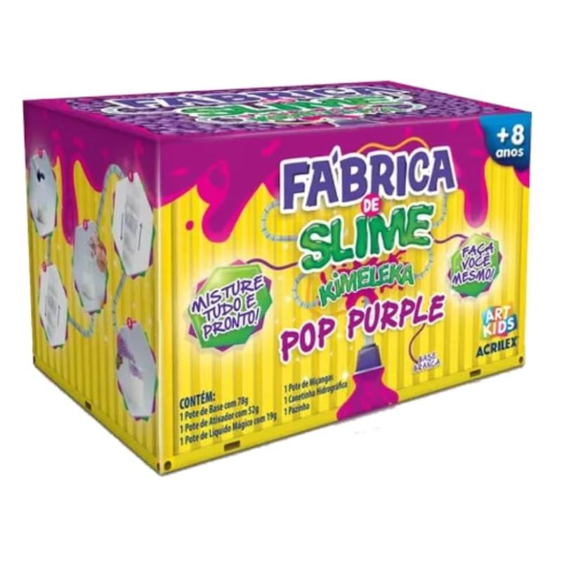 Fábrica de Slime Kimeleka Por Purplle - Acrilex 