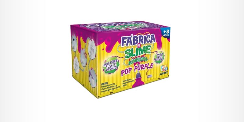 Fábrica de Slime Kimeleka Por Purplle - Acrilex